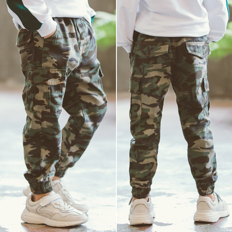 CamoFlex™ Dječje Maskirne Hlače od Pamuka – Udobne i Moderne za Svaki Dan