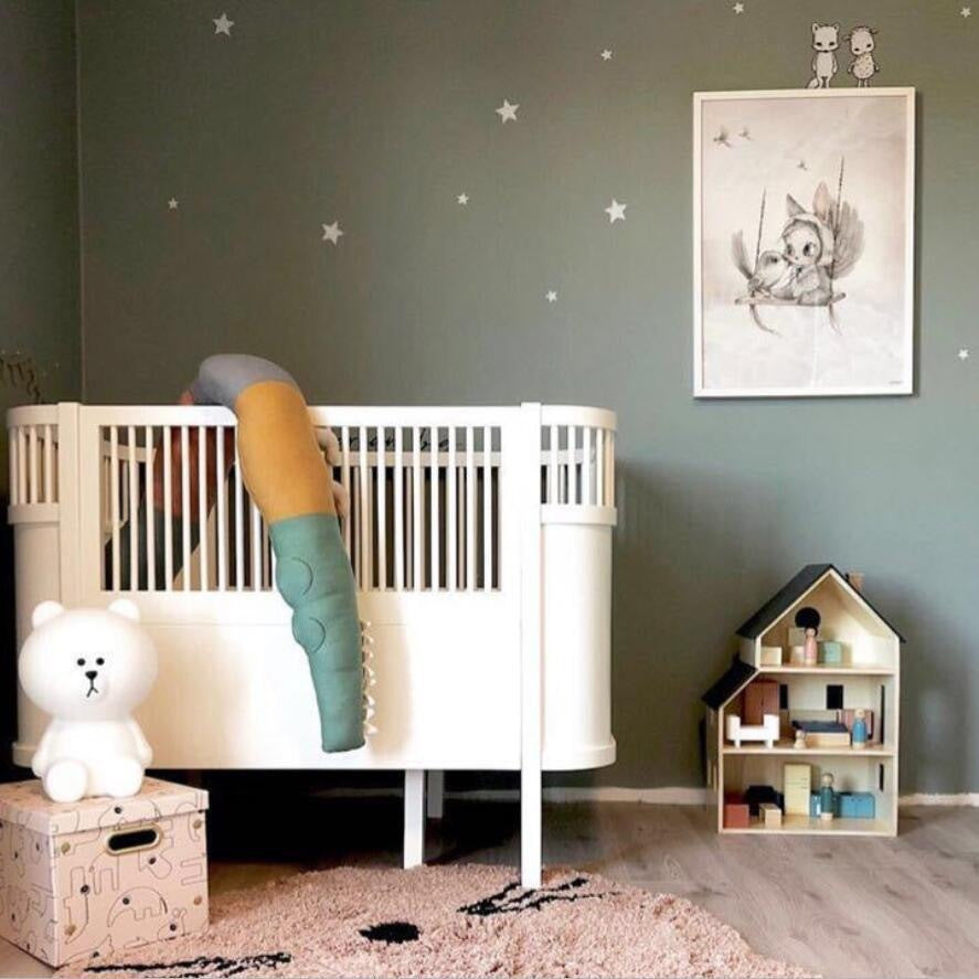 🛏️ Zaštitni Ogradni Jastučić za Krevetić – Sigurnost i Udobnost za Vašu Bebu
