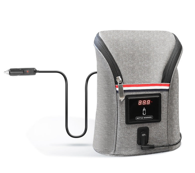 ThermiGo™ Grijač za Dječje Bočice – Dvostruki Grijač s Auto Punjačem i Prikazom Temperature