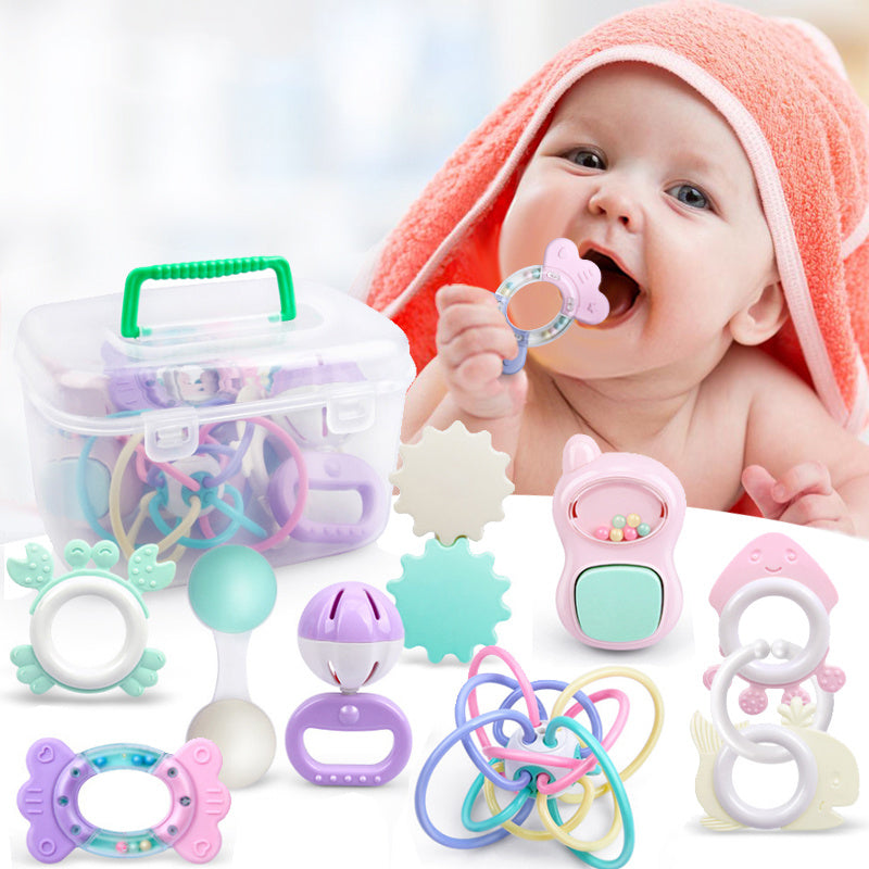 🍼 9-dijelni set dječjih zvečka – Sigurno i zabavno za najmlađe! 🎉