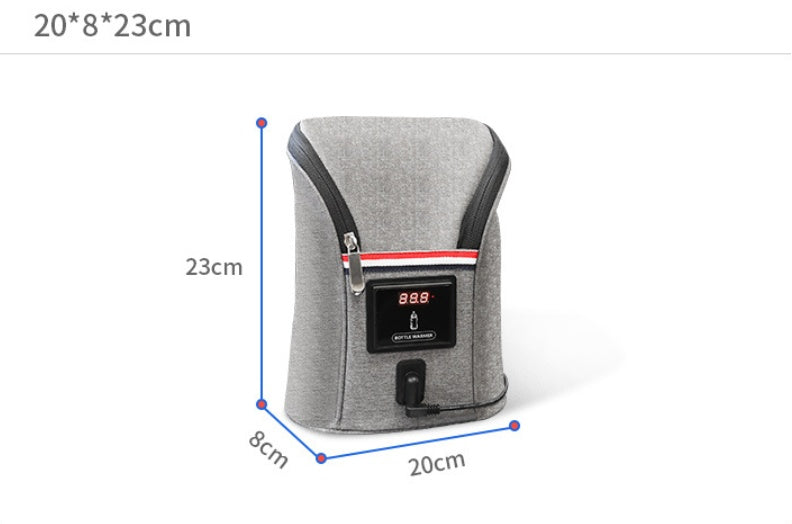 ThermiGo™ Grijač za Dječje Bočice – Dvostruki Grijač s Auto Punjačem i Prikazom Temperature