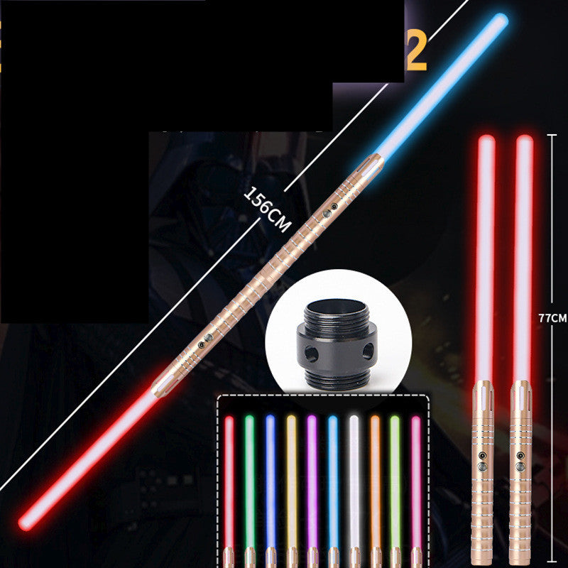 ⚔️ Galaxy Force 2-u-1 Lightsaber – Metalni Svjetlosni Mač sa Zvukom, Svjetlima i Produžetkom do 156 cm