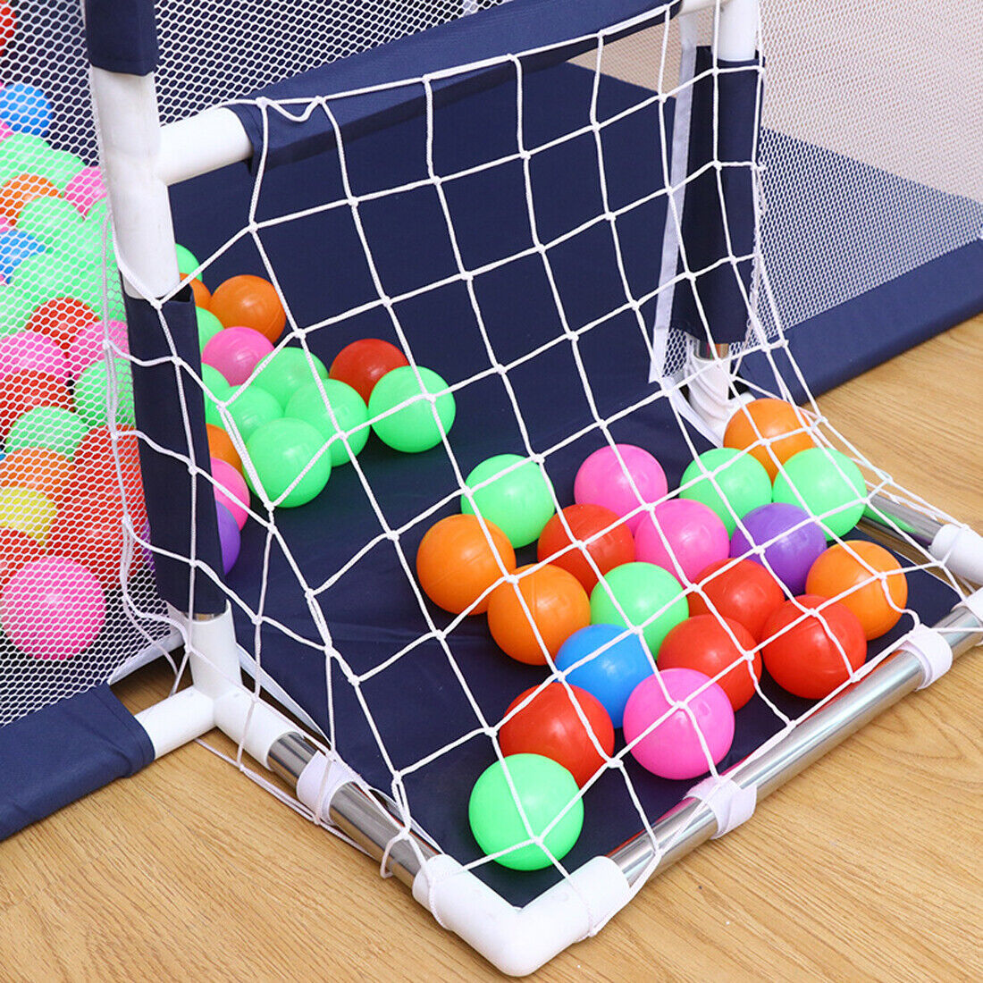 🎉 Sigurno i Zabavno Igraće Igralište za Djecu – Sklopivi Baby Playpen s Lopticama i Sportskim Dodacima