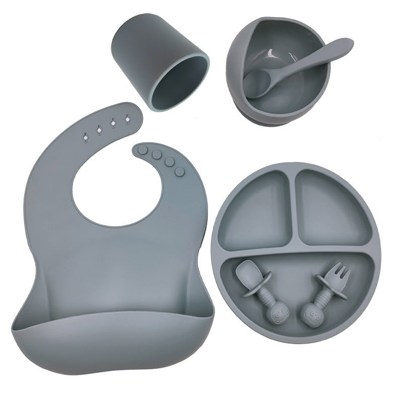 SiliMate™ Premium Set za Hranjenje Bebe – 7-dijelni Silikonski Set (FDA Certificirano, BPA-Free)