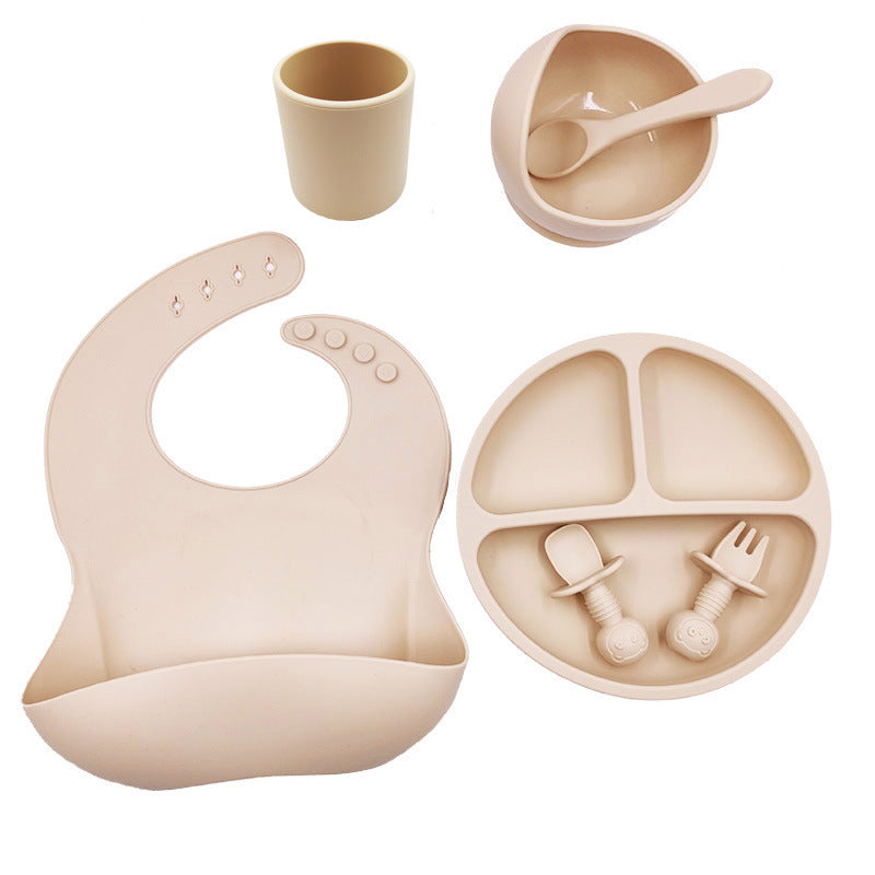 SiliMate™ Premium Set za Hranjenje Bebe – 7-dijelni Silikonski Set (FDA Certificirano, BPA-Free)