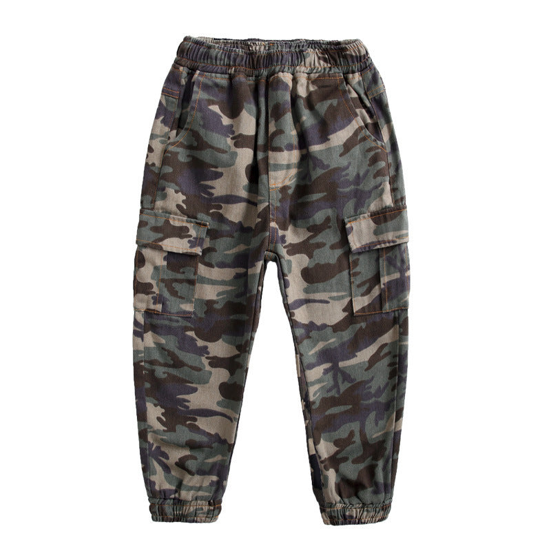 CamoFlex™ Dječje Maskirne Hlače od Pamuka – Udobne i Moderne za Svaki Dan