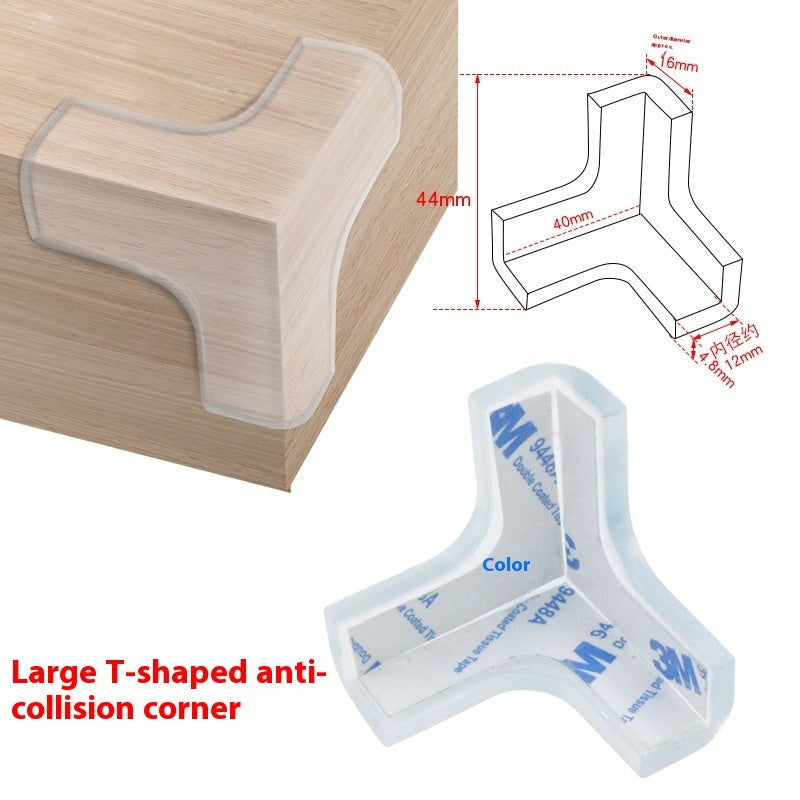 SafeEdge™ Zaštita za Stolne Rubove – Debeli L-Oblik, Visokokvalitetni PVC s 3M Ljepilom