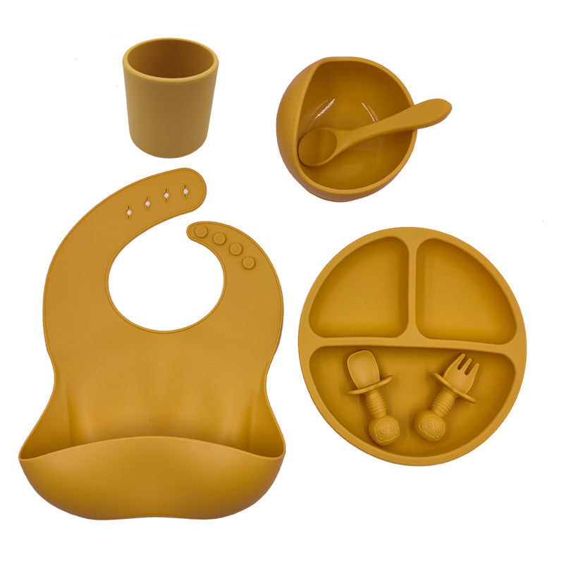 SiliMate™ Premium Set za Hranjenje Bebe – 7-dijelni Silikonski Set (FDA Certificirano, BPA-Free)