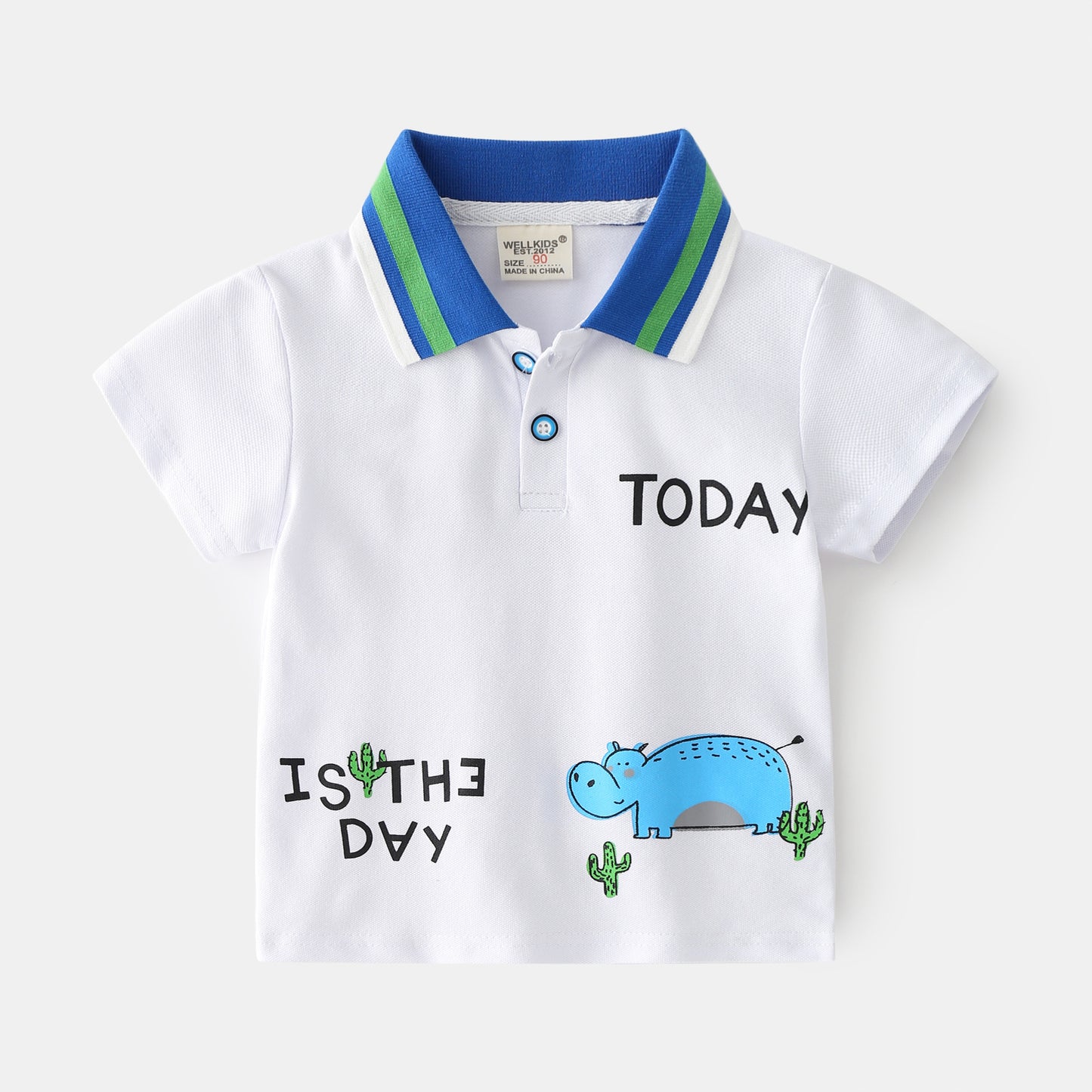 MINIKID Polo Majica za Djecu – Kratki Rukav | Igrivi Safari Stil