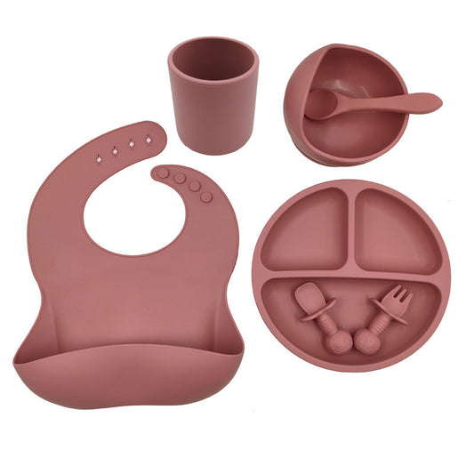 SiliMate™ Premium Set za Hranjenje Bebe – 7-dijelni Silikonski Set (FDA Certificirano, BPA-Free)