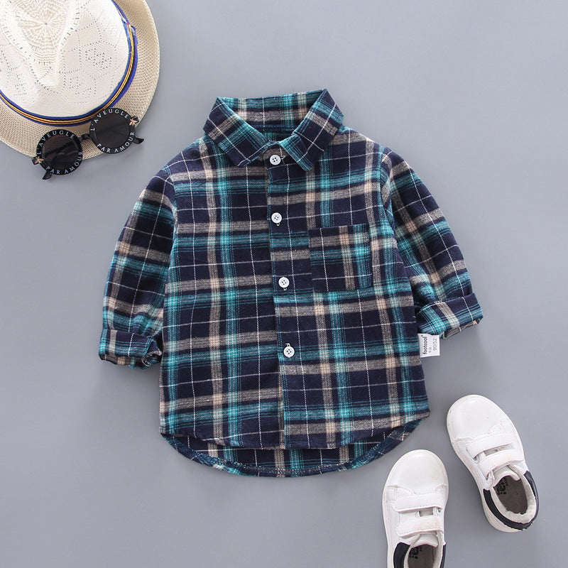 MINIKID Dječja Pamučna Košulja s Kariranim Uzorkom – Casual Stil