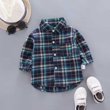 MINIKID Dječja Pamučna Košulja s Kariranim Uzorkom – Casual Stil