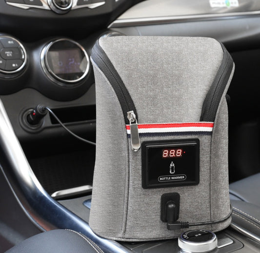ThermiGo™ Grijač za Dječje Bočice – Dvostruki Grijač s Auto Punjačem i Prikazom Temperature