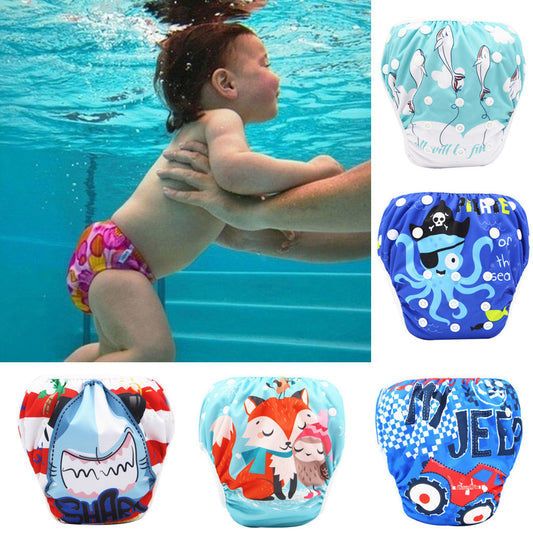 AquaGuard™ Podesive Bebeće Vodootporne Gaćice za Plivanje – Leakproof, Unisex