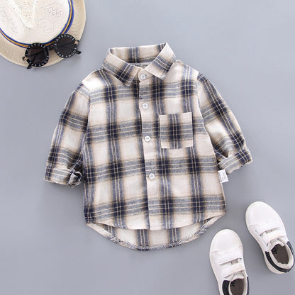 MINIKID Dječja Pamučna Košulja s Kariranim Uzorkom – Casual Stil