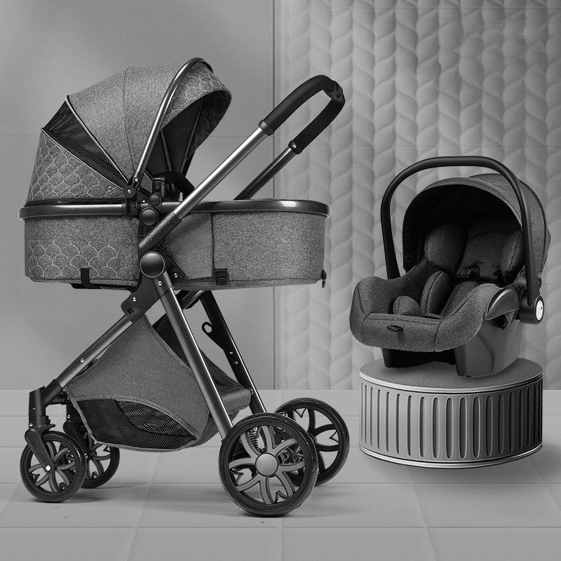 Aurum™ Luksuzna Kolica s Sigurnosnom Košarom – Ultra Lagana Aluminijska Serija (Više Boja)