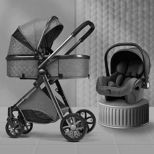 Aurum™ Luksuzna Kolica s Sigurnosnom Košarom – Ultra Lagana Aluminijska Serija (Više Boja)