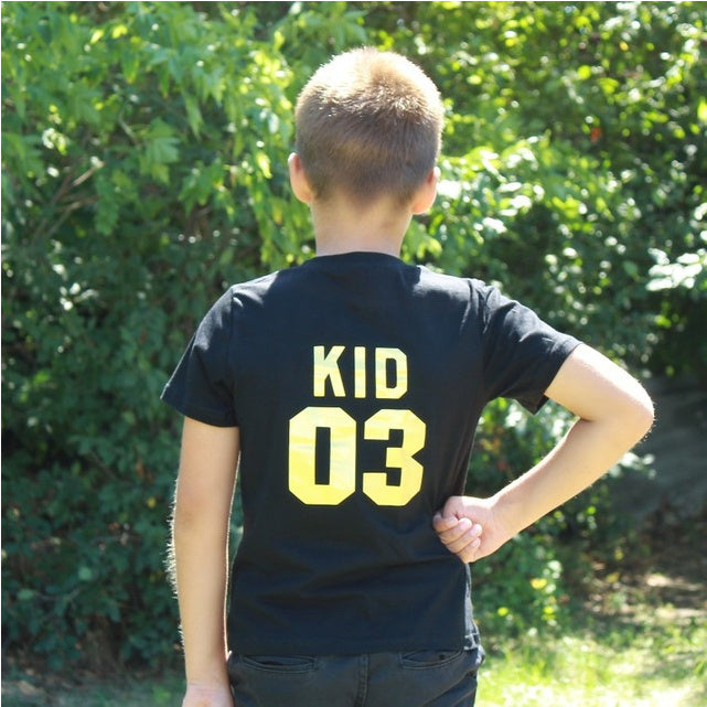 FamilyPrint™ Pamučne Majice s Printom – Kratki Rukav, Usklađeni Stil za Mamu, Tatu i Djecu