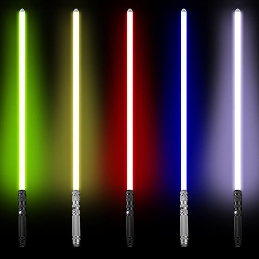 ⚔️ Galaxy Force 2-u-1 Lightsaber – Metalni Svjetlosni Mač sa Zvukom, Svjetlima i Produžetkom do 156 cm