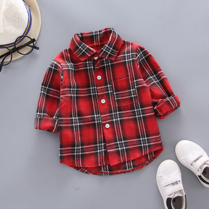 MINIKID Dječja Pamučna Košulja s Kariranim Uzorkom – Casual Stil
