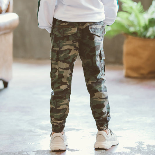 CamoFlex™ Dječje Maskirne Hlače od Pamuka – Udobne i Moderne za Svaki Dan