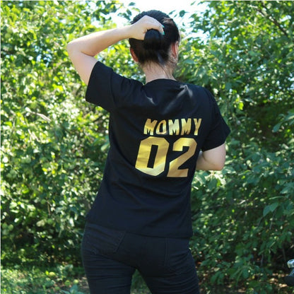 FamilyPrint™ Pamučne Majice s Printom – Kratki Rukav, Usklađeni Stil za Mamu, Tatu i Djecu