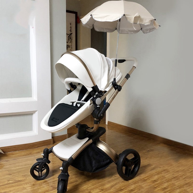 Aeris™ Multifunkcionalna High-View Kolica s Košarom za Spavanje – Titanium Okvir & PU Kotači (Više Stilova)