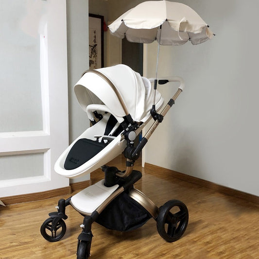 Aeris™ Multifunkcionalna High-View Kolica s Košarom za Spavanje – Titanium Okvir & PU Kotači (Više Stilova)